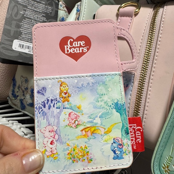 NWT- Care Bears/ Carebear Cousins Loungefly Lunchbox crossbody and Cardholder - Picture 9 of 16